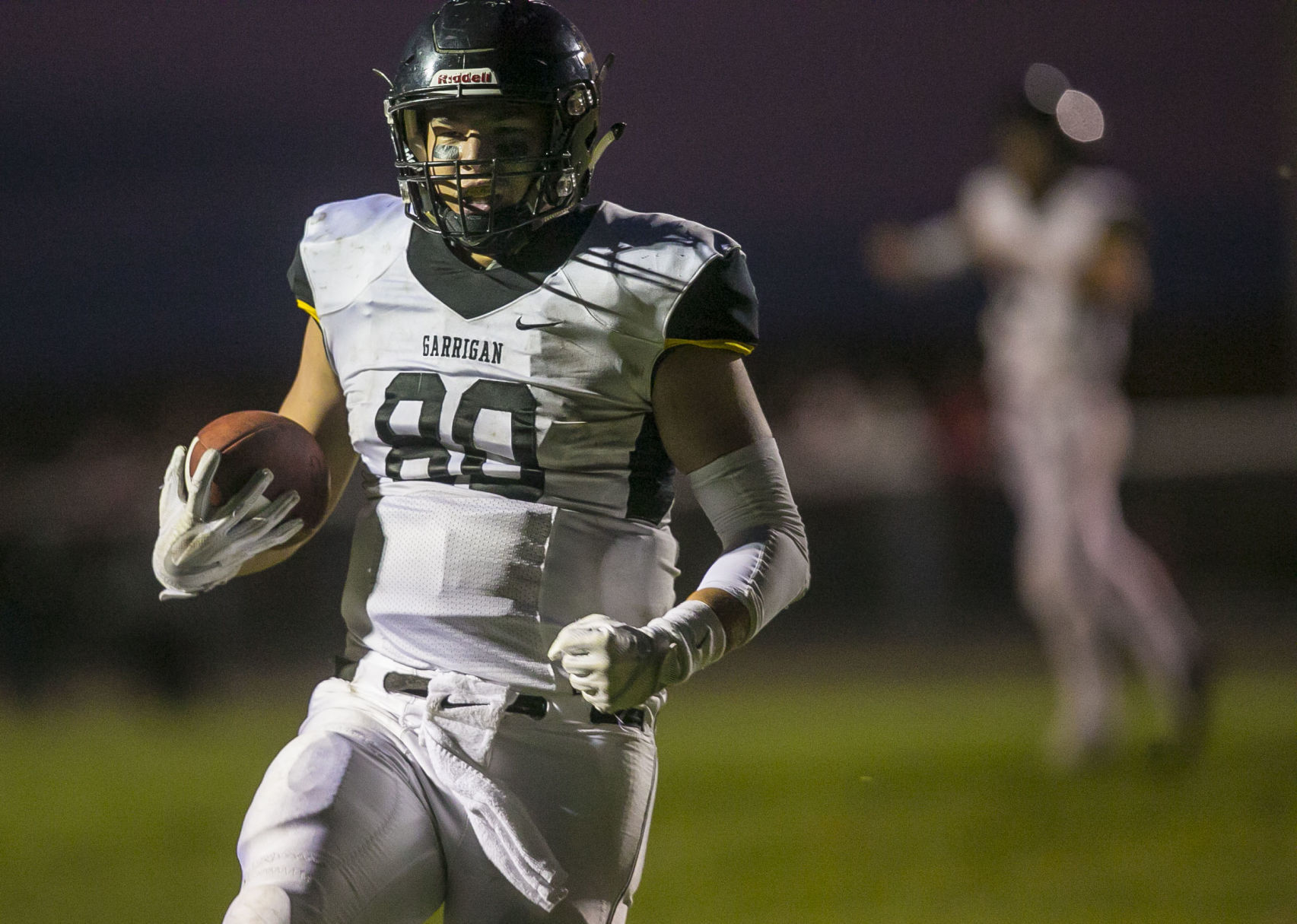 Fball Bishop Garrigan vs. West Hancock 1